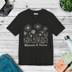 Blossom & Thrive Unisex Jersey Tee - Premium Comfort Style - Dipaliz - T-shirts