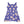 Skater Dress White Flower Pattern Blue Vibrant Style - Dipaliz - Dresses