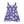 Skater Dress White Flower Pattern Blue Vibrant Style - Dipaliz - Dresses
