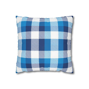 Blue Buffalo Pillowcase – Poly Canvas - Dipaliz - Chair & Sofa Cushion Covers