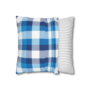Blue Buffalo Pillowcase – Poly Canvas - Dipaliz - Chair & Sofa Cushion Covers