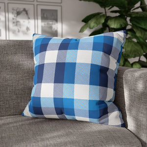 Blue Buffalo Pillowcase – Poly Canvas - Dipaliz - Chair & Sofa Cushion Covers