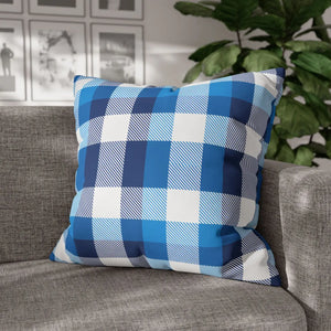 Blue Buffalo Pillowcase – Poly Canvas - Dipaliz - Chair & Sofa Cushion Covers