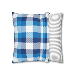 Blue Buffalo Pillowcase – Poly Canvas - Dipaliz - Chair & Sofa Cushion Covers