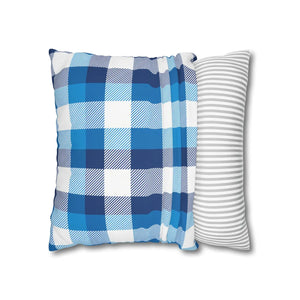 Blue Buffalo Pillowcase – Poly Canvas - Dipaliz - Chair & Sofa Cushion Covers
