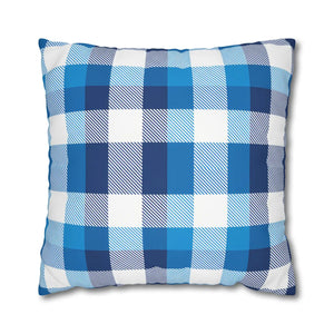 Blue Buffalo Pillowcase – Poly Canvas - Dipaliz - Chair & Sofa Cushion Covers