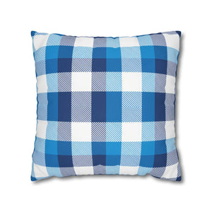 Blue Buffalo Pillowcase – Poly Canvas - Dipaliz - Chair & Sofa Cushion Covers
