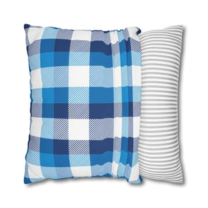 Blue Buffalo Pillowcase – Poly Canvas - Dipaliz - Chair & Sofa Cushion Covers