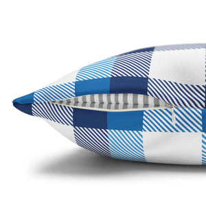 Blue Buffalo Pillowcase – Poly Canvas - Dipaliz - Chair & Sofa Cushion Covers