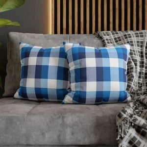 Blue Buffalo Pillowcase – Poly Canvas - Dipaliz - Chair & Sofa Cushion Covers