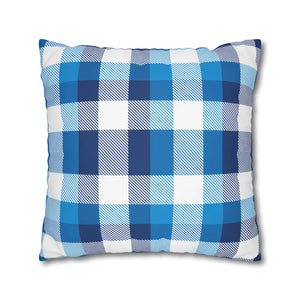 Blue Buffalo Pillowcase – Poly Canvas - Dipaliz - Chair & Sofa Cushion Covers