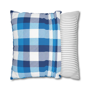 Blue Buffalo Pillowcase – Poly Canvas - Dipaliz - Chair & Sofa Cushion Covers