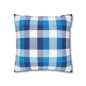 Blue Buffalo Pillowcase – Poly Canvas - Dipaliz - Chair & Sofa Cushion Covers