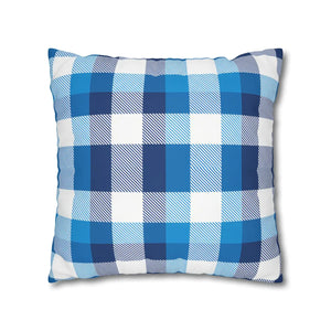 Blue Buffalo Pillowcase – Poly Canvas - Dipaliz - Chair & Sofa Cushion Covers