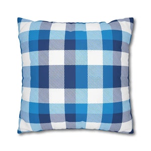Blue Buffalo Pillowcase – Poly Canvas - Dipaliz - Chair & Sofa Cushion Covers