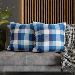 Blue Buffalo Pillowcase – Poly Canvas - Dipaliz - Chair & Sofa Cushion Covers