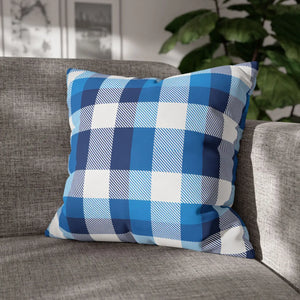 Blue Buffalo Pillowcase – Poly Canvas - Dipaliz - Chair & Sofa Cushion Covers