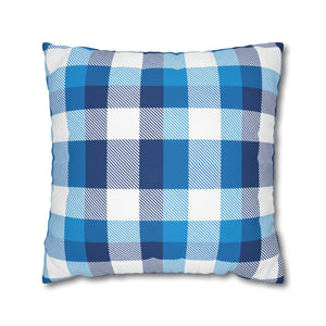 Blue Buffalo Pillowcase – Poly Canvas - Dipaliz - Chair & Sofa Cushion Covers