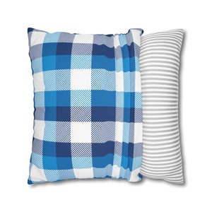 Blue Buffalo Pillowcase – Poly Canvas - Dipaliz - Chair & Sofa Cushion Covers