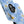 Blue Daisy Floral Magnetic Phone Case, Impact-resistant Protective Cover - Mobile Cases