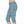 Blue Floral Damask Capri Leggings - Vintage Coastal - Dipaliz