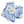 Blue Floral Cloth Napkin Set - Soft Dining Elegance - Dipaliz - Napkins