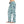 Soft Blue Floral Pajama Pants - Lightweight Loungewear - Dipaliz - Pajamas - Xs