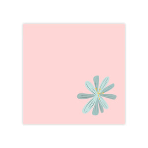 Vibrant Blue Flower Post-it Notes - Eco-friendly Gifts - Dipaliz - Sticky