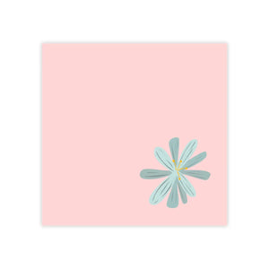 Vibrant Blue Flower Post-it Notes - Eco-friendly Gifts - Dipaliz - Sticky