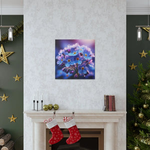 Blue Forget-me-not Canvas Gallery Wraps - Cotton - Dipaliz - Prints