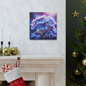 Blue Forget-me-not Canvas Gallery Wraps - Cotton - Dipaliz - Prints