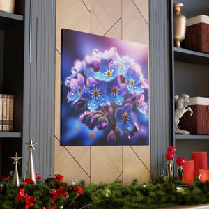 Blue Forget-me-not Canvas Gallery Wraps - Cotton - Dipaliz - Prints