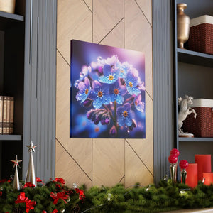 Blue Forget-me-not Canvas Gallery Wraps - Cotton - Dipaliz - Prints