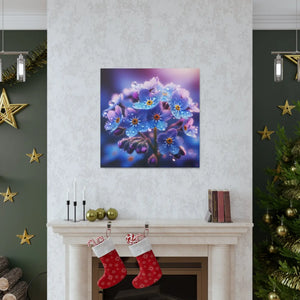 Blue Forget-me-not Canvas Gallery Wraps - Cotton - Dipaliz - Prints