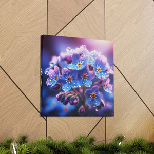 Blue Forget-me-not Canvas Gallery Wraps - Cotton - Dipaliz - Prints