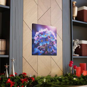 Blue Forget-me-not Canvas Gallery Wraps - Cotton - Dipaliz - Prints