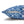 Blue Geometric Floral – 18x18 Square Cover - Dipaliz - Chair & Sofa Cushion Covers