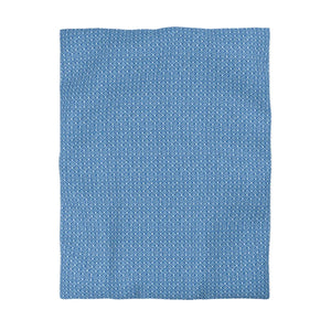 Blue Geometric Microfiber Duvet Cover – Sensitive Skin - Dipaliz - Covers