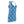 Geometric Racerback Dress – Blue Abstract Print - Dipaliz - Dresses - Xs