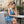 Geometric Racerback Dress – Blue Abstract Print - Dipaliz - Dresses - Xs