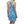 Blue Geometric Racerback Dress - Summer Style Cool Comfort - Dipaliz - Dresses
