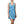 Blue Geometric Racerback – Organic Summer Style - Dipaliz - Dresses - Xs