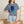 Blue Geometric Skull T-shirt - T-shirts