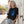 Blue Geometric Skull T-shirt - T-shirts