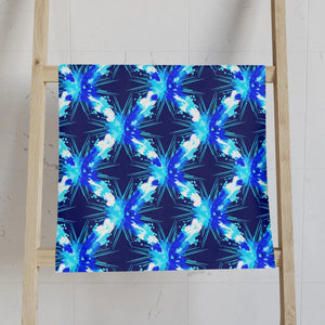 Blue Starburst Hand Towel – Cotton Kitchen - Dipaliz - Towels
