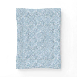 Blue Geometrical Pattern Cotton Comforter - Dipaliz - 68’’ x 92’’ - Home Decor