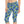 Leggings - Blue Hydrangea Capri - Watercolor Floral Print - Dipaliz Xs / Seam Thread Color Automatically Matched