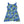 Dresses - Blue Hydrangea Floral Skater Dress - Stretchy Summer Aop - Dipaliz