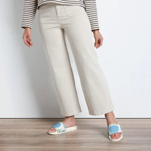 Women’s Slides Blue Hydrangeas Upper Strap Comfort - Dipaliz - 5.5 - Sandals