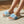 Blue Hydrangeas Women’s Slides – Upper Strap - Dipaliz - Sandals